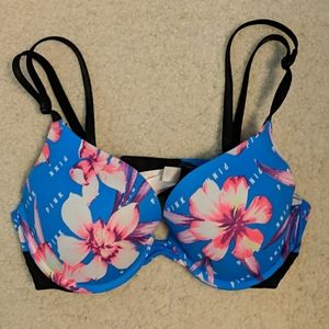 Pink Victoria's Secret Wear Everywhere Push-up Bra